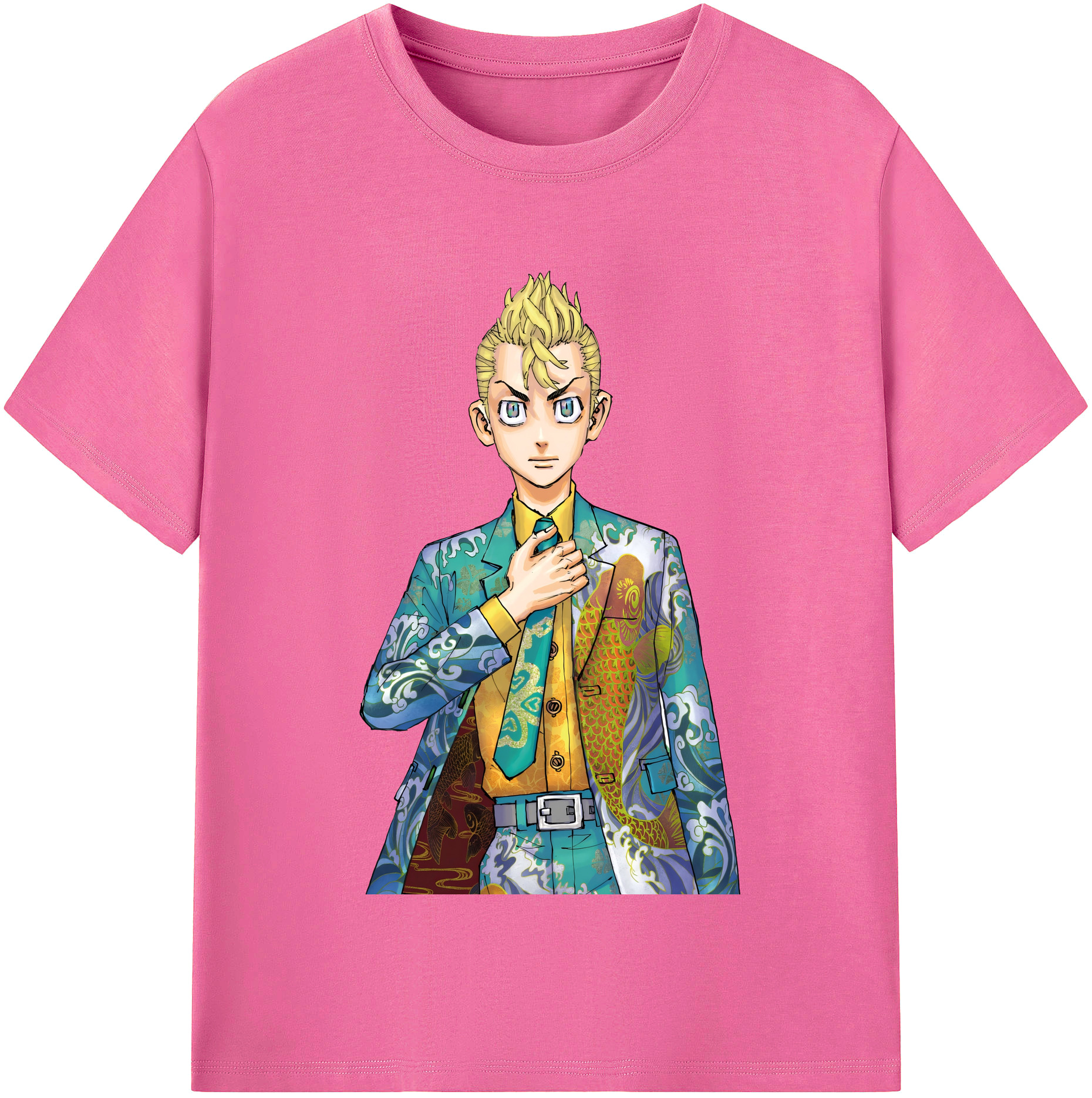 （画像用） 東京リベンジャーズ Tokyo Revengers レディースカジュアルプリントTシャツ（綿100％）